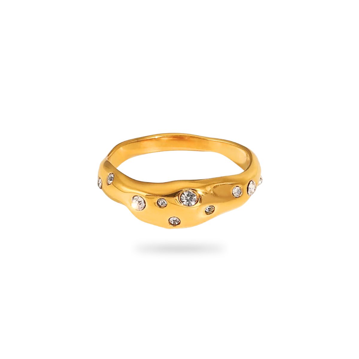 Aya Ring 18K Forgyldt - 54