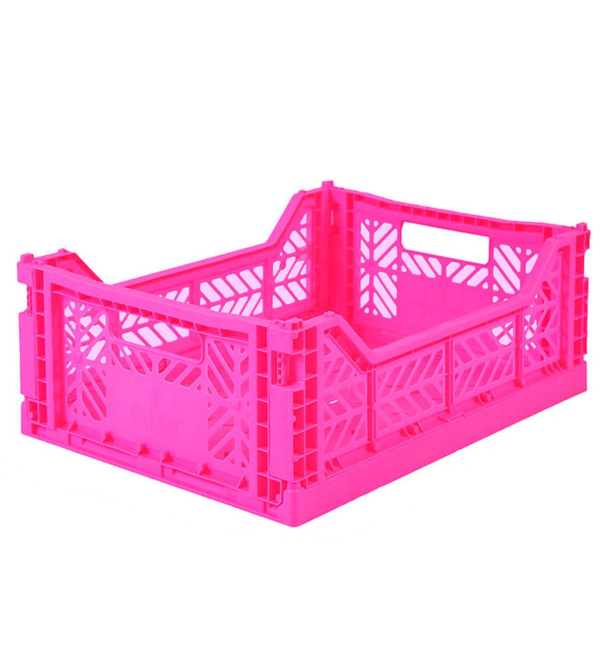 Aykasa Foldekasse - 40x30x15 cm - Midi - Neon Pink