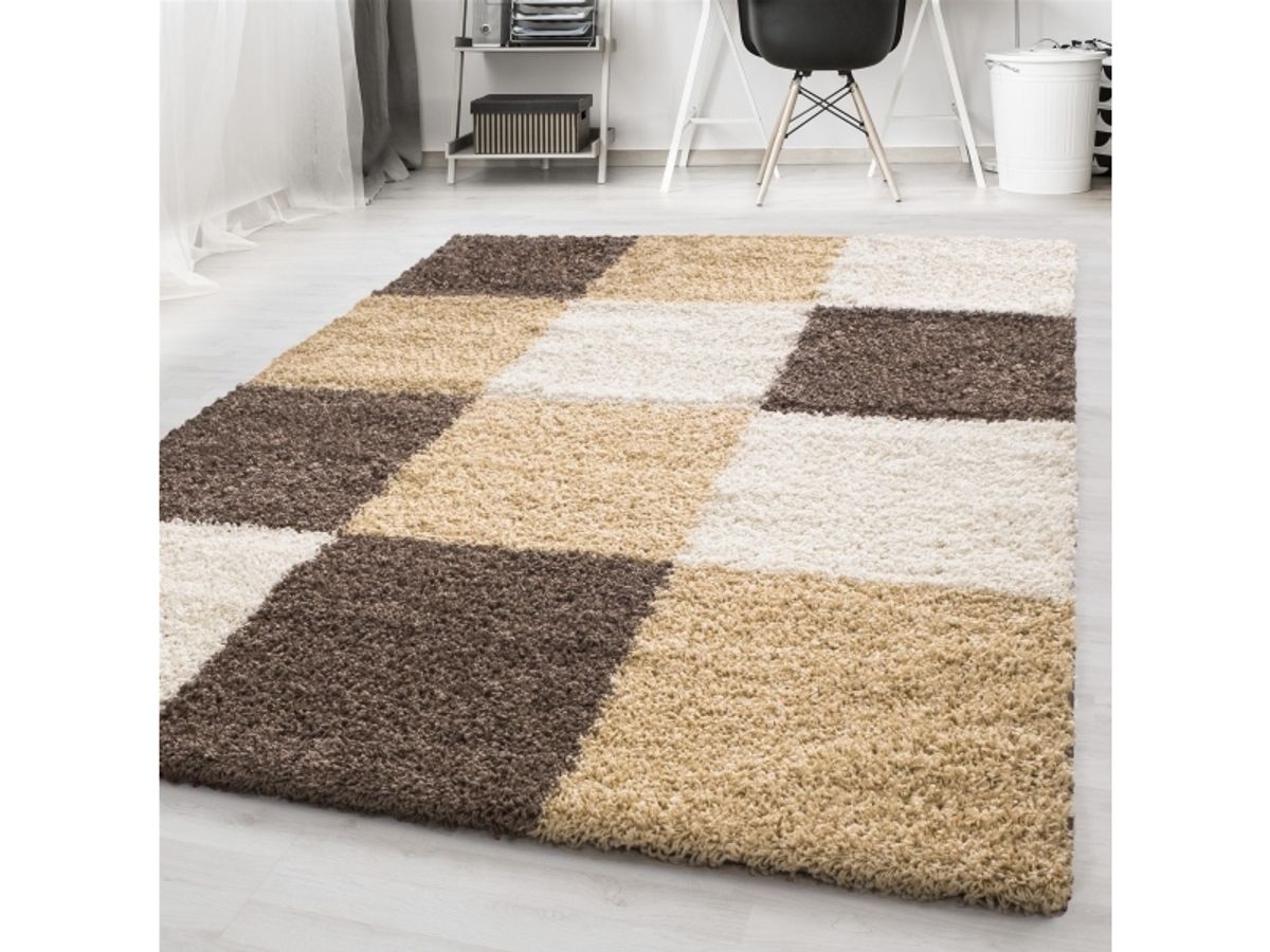 Ayyildyz Shaggy Life Beige Og Cremefarvet Tæppe 200 Cm X 290 Cm