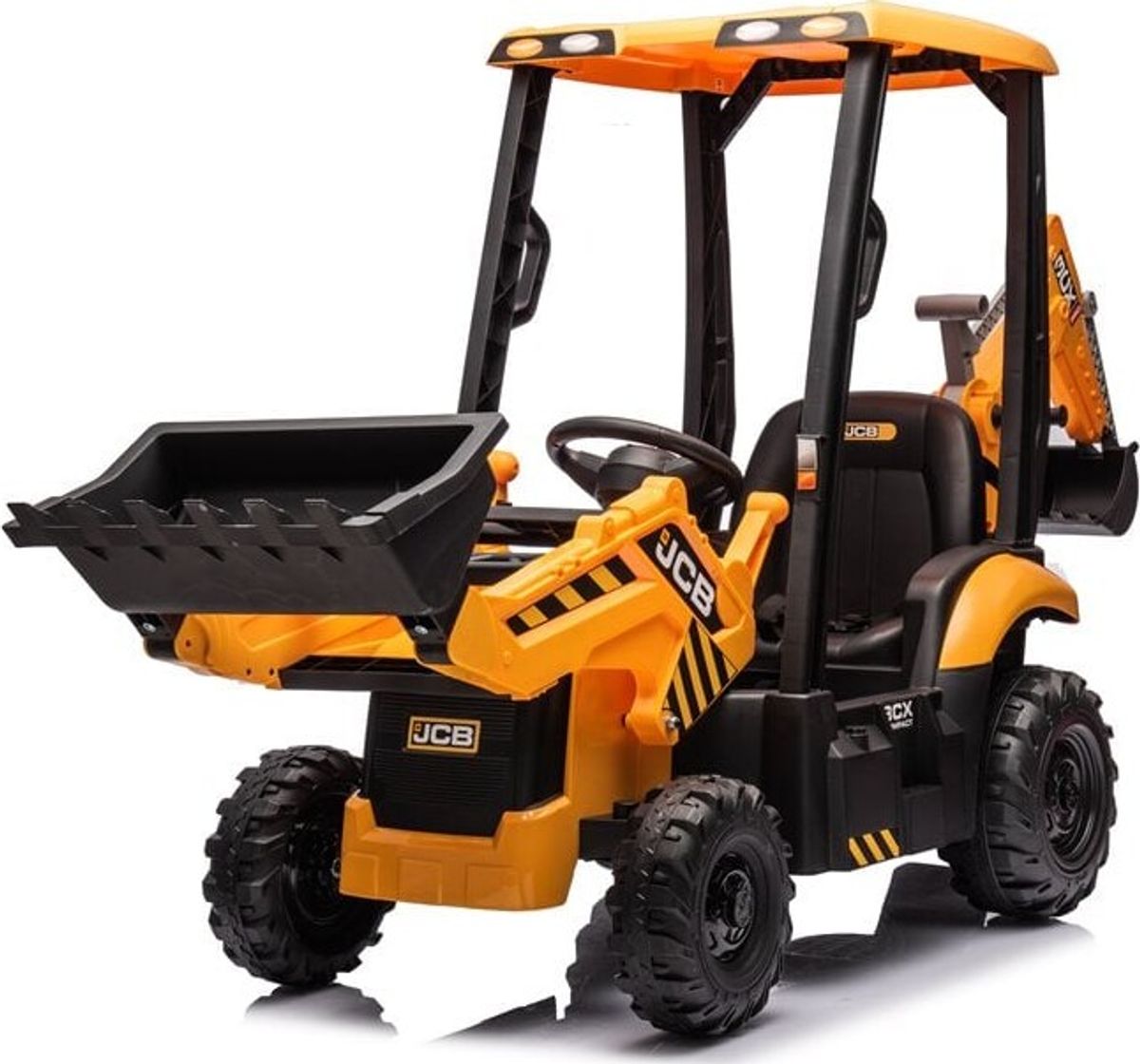 Azeno - Elektrisk Køretøj - Jcb Rendegraver 12v - Gul