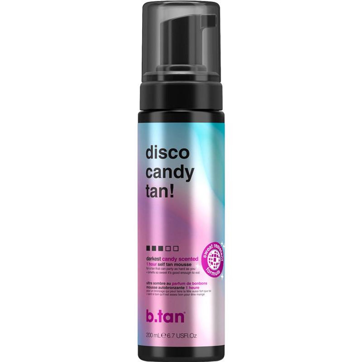 b.tan Disco Candy Tan Party Proof Foam 200 ml