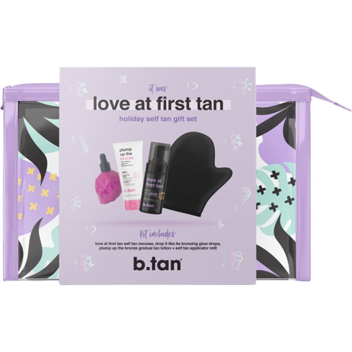 b.tan It Was Love At First Tan Gift Set (Limited Edition)