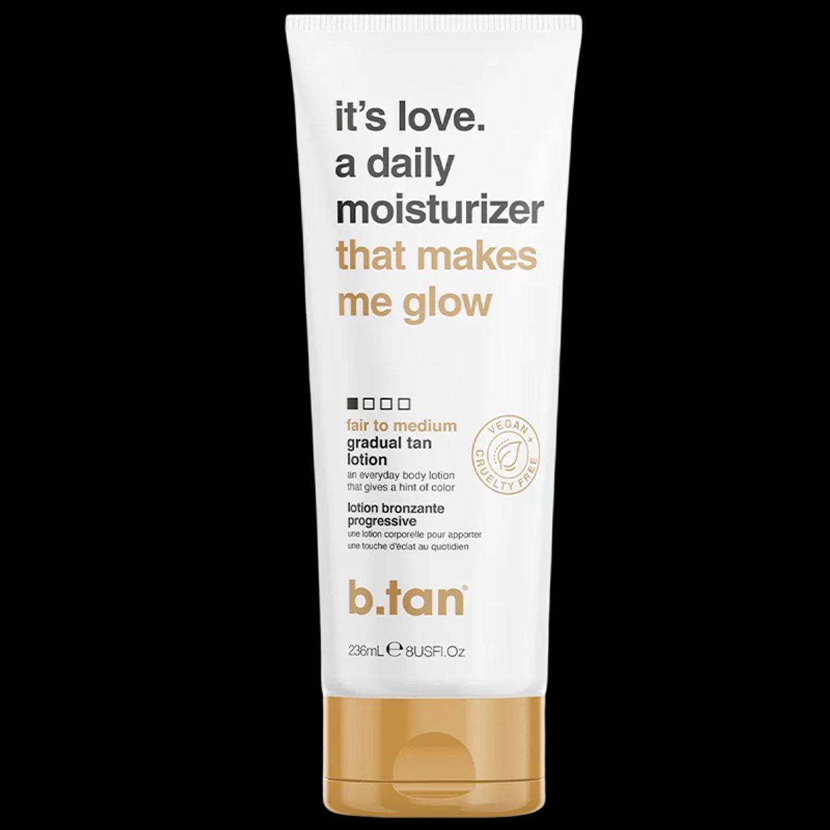 b.tan It's Love A Daily Moisturiser That Makes Me Glow (236 ml)