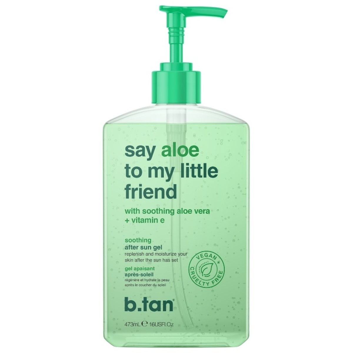 b.tan Say Aloe To My Little Friendâ¦ Aftersun Gel W. Pump 473 ml