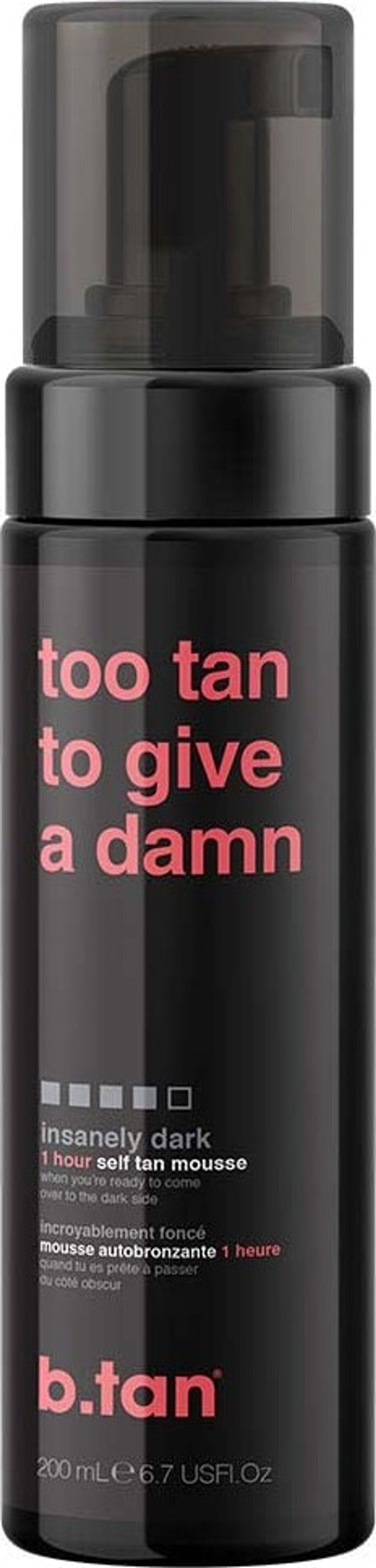 B.tan - Too Tan To Give A Damn Self Tan Mousse - 200 Ml