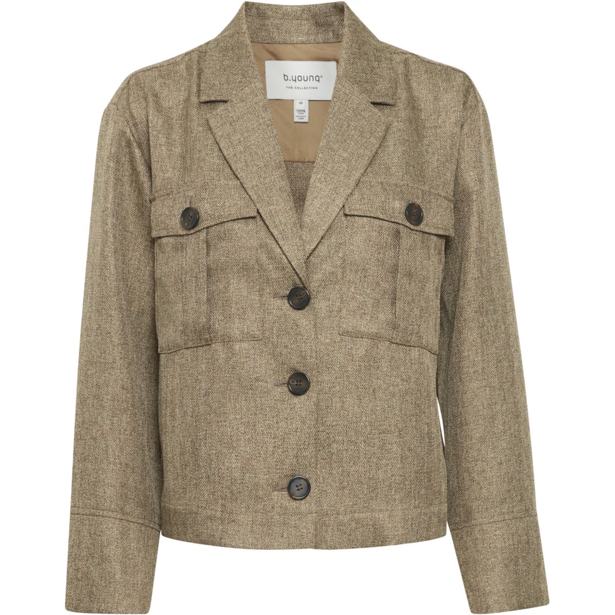 B.YOUNG dame blazer BYESTNIO - Military Olive Melange