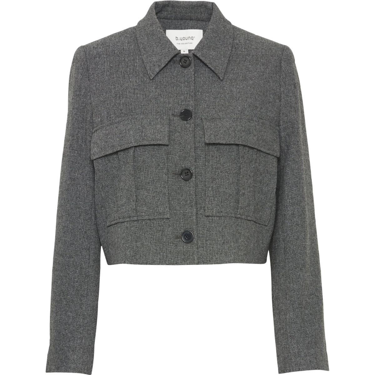 B.YOUNG dame blazer BYETONA - Mid Grey Melange