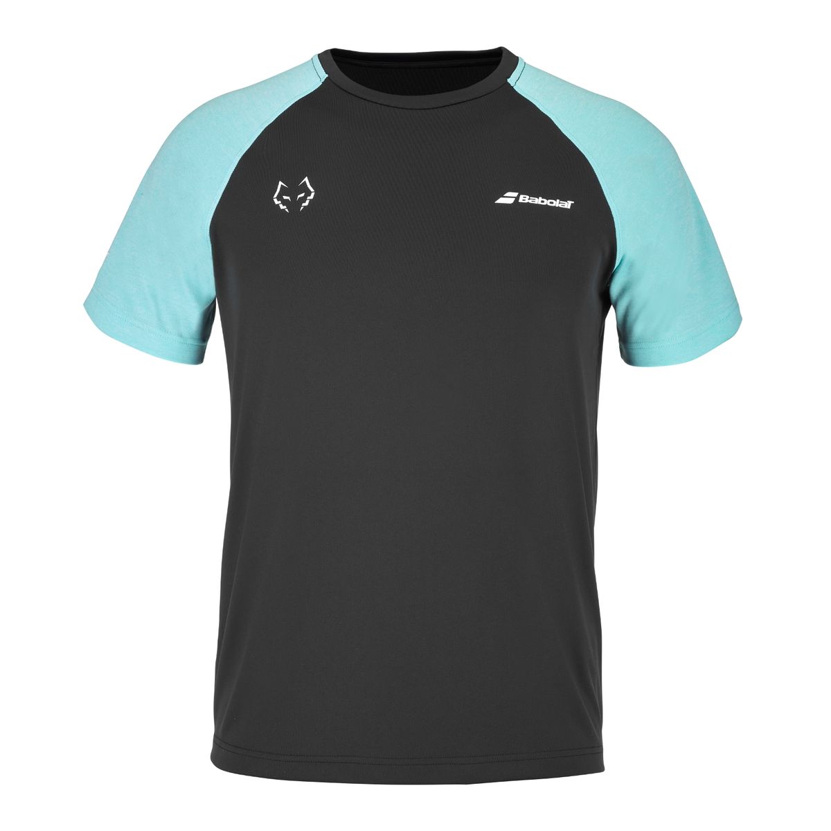 Babolat Crew Neck Tee Juan Lebron Black/Light Blue