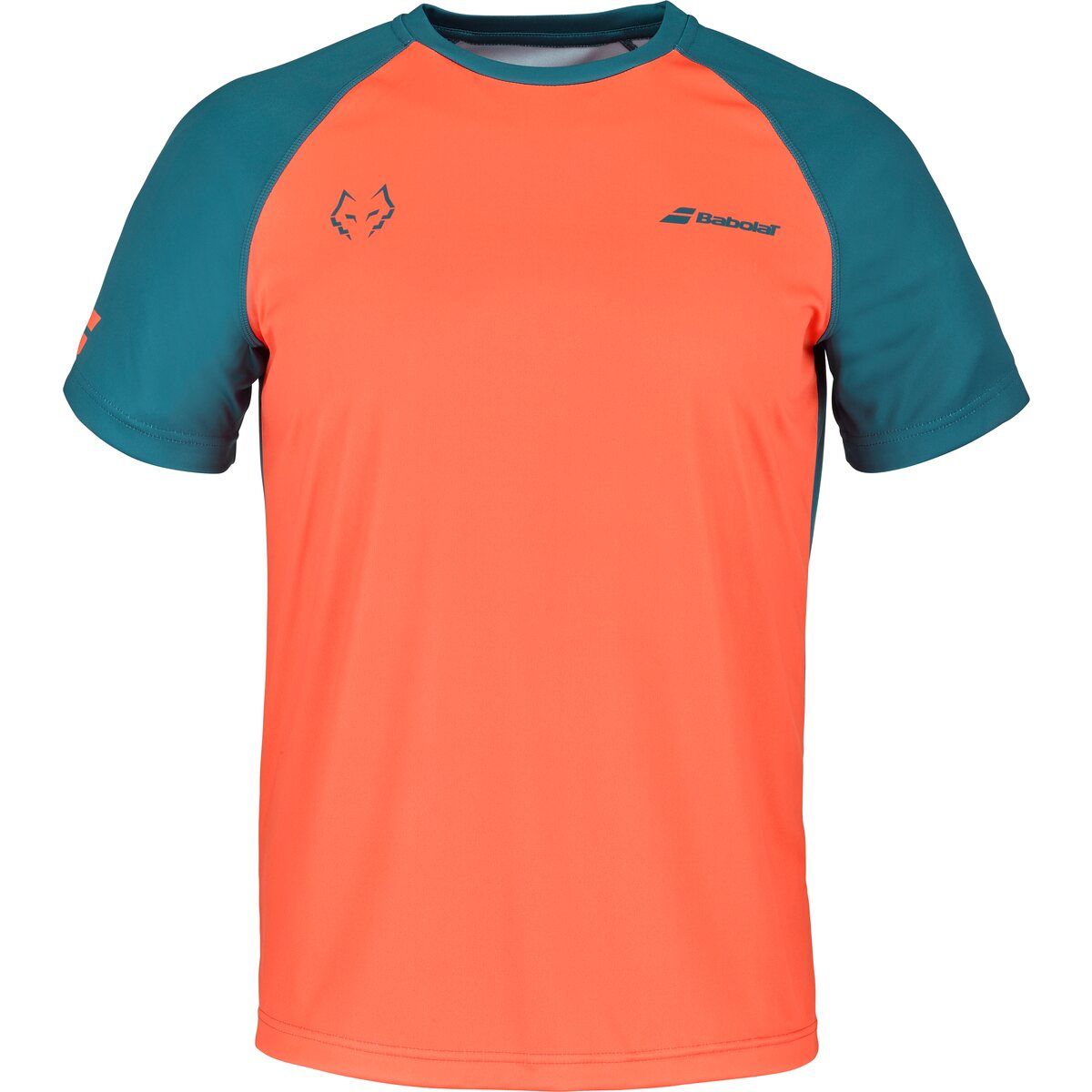 Babolat Crew Neck Tee Juan Lebron (Orange/Dark Blue) - L