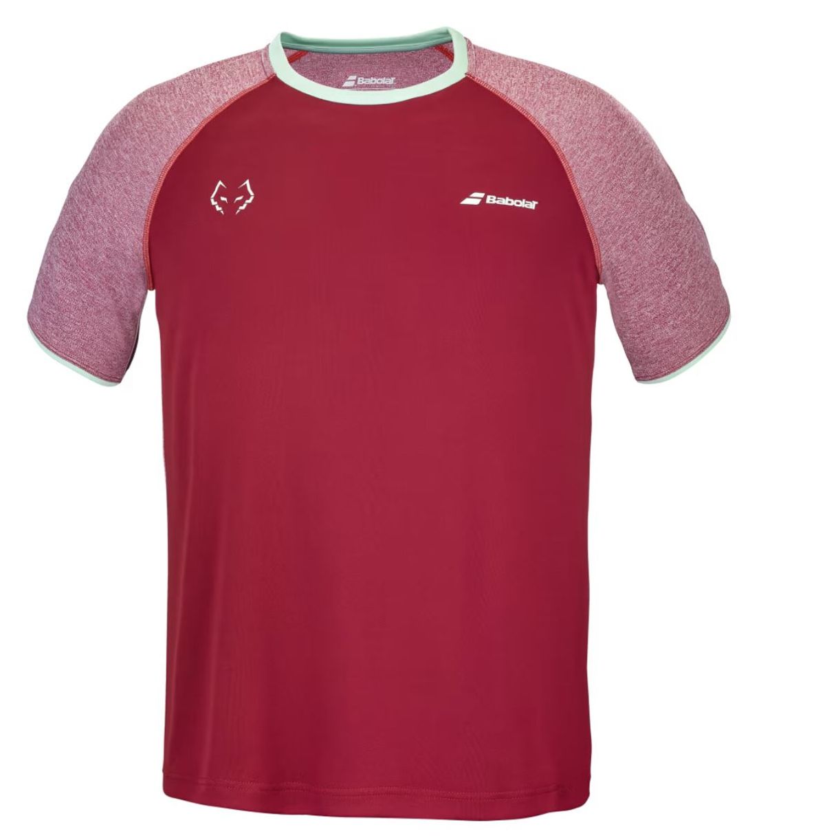 Babolat Crew Neck Tee Juan Lebron (Red Dahlia) - L