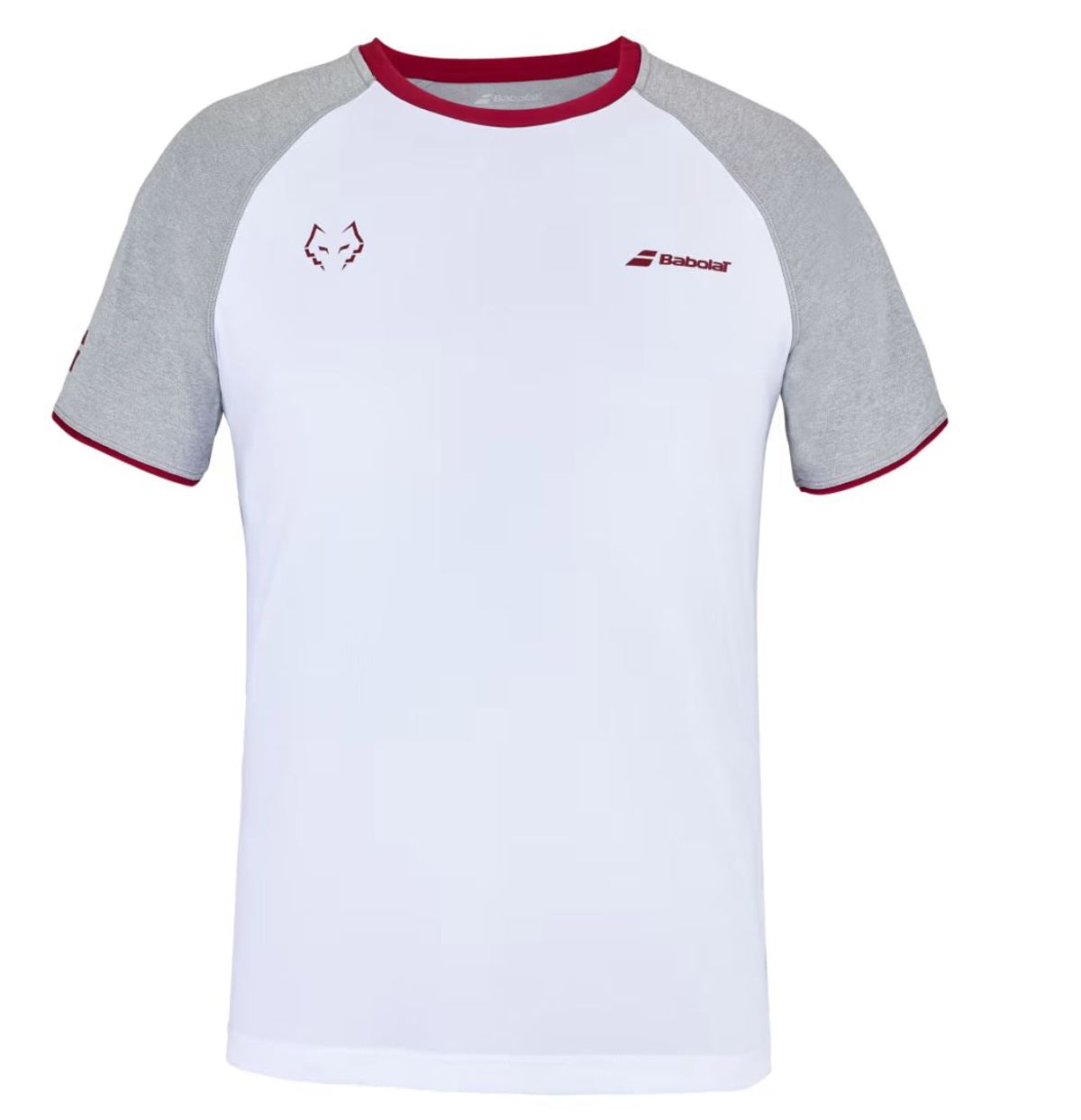 Babolat Crew Neck Tee Juan Lebron (White/White) - L