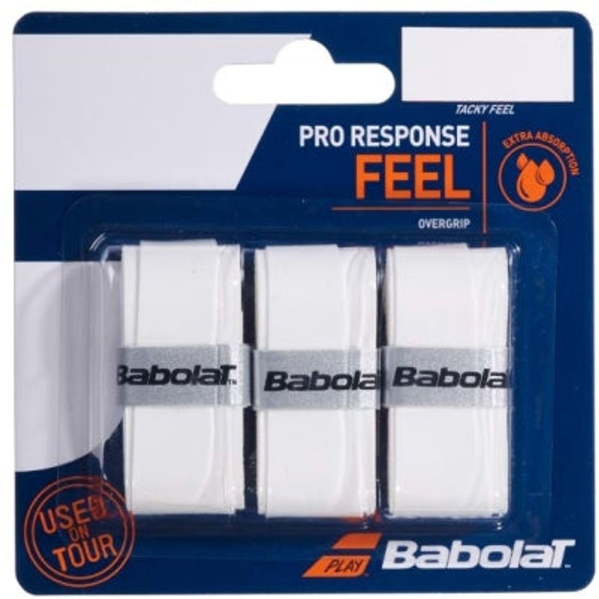 Babolat Pro Response Overgrip (Hvid, 3-pak)