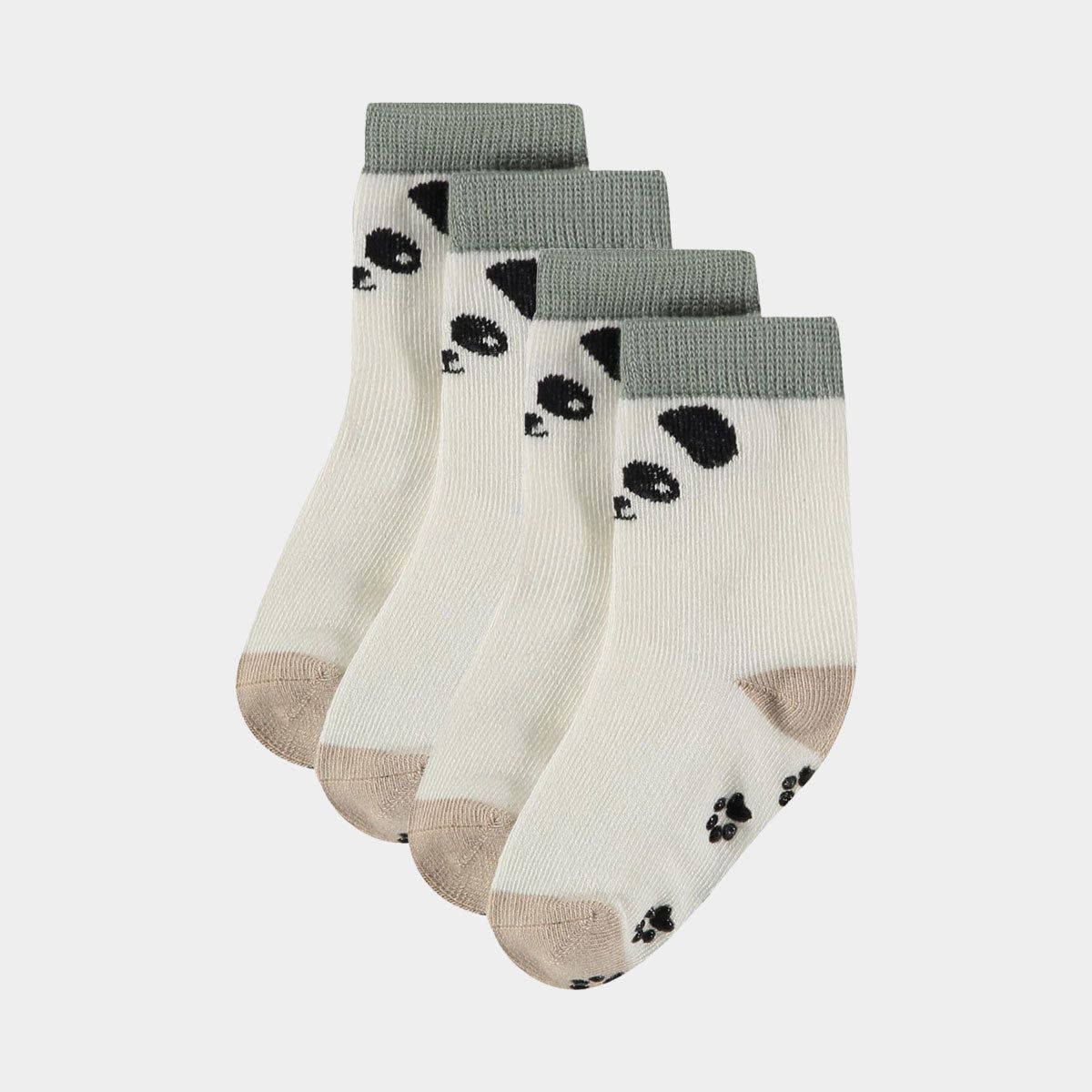 Baby bambussokker med panda fra Bamboo Basics, 0-6 md