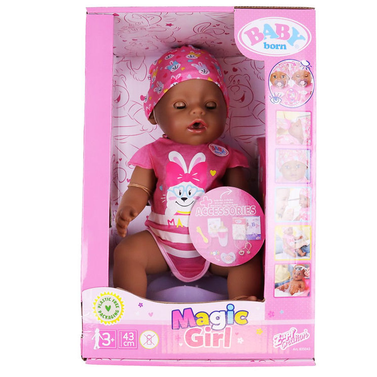 Baby Born Dukke - Magic Girl - 43 cm -10 Funktioner