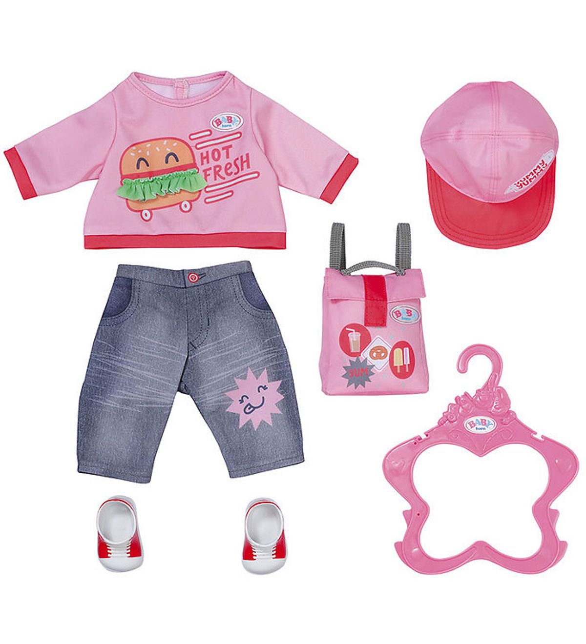 Baby Born Dukketøj - Snack Shop Outfit - 43 cm