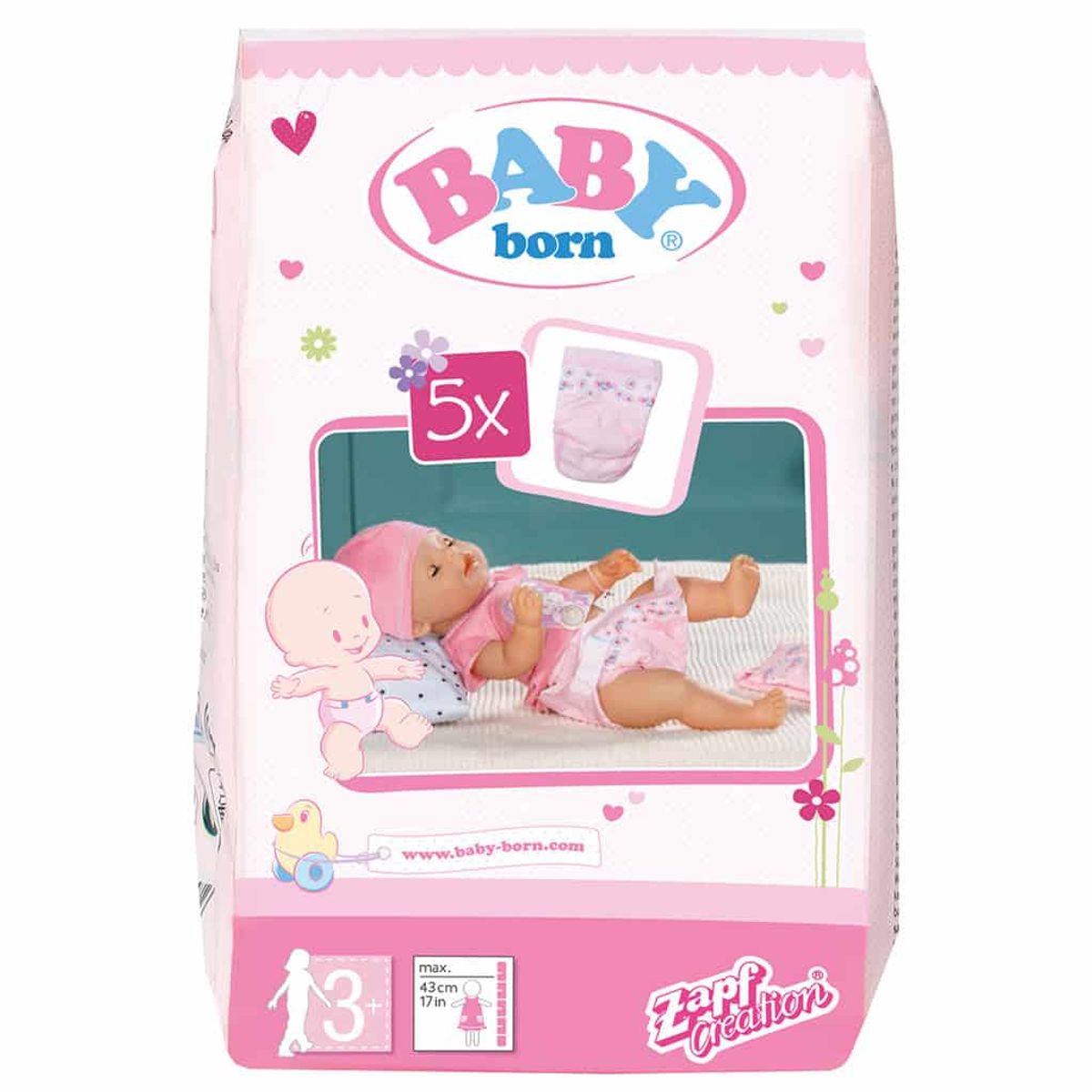 Baby Born ® Nappies, 5 Pack