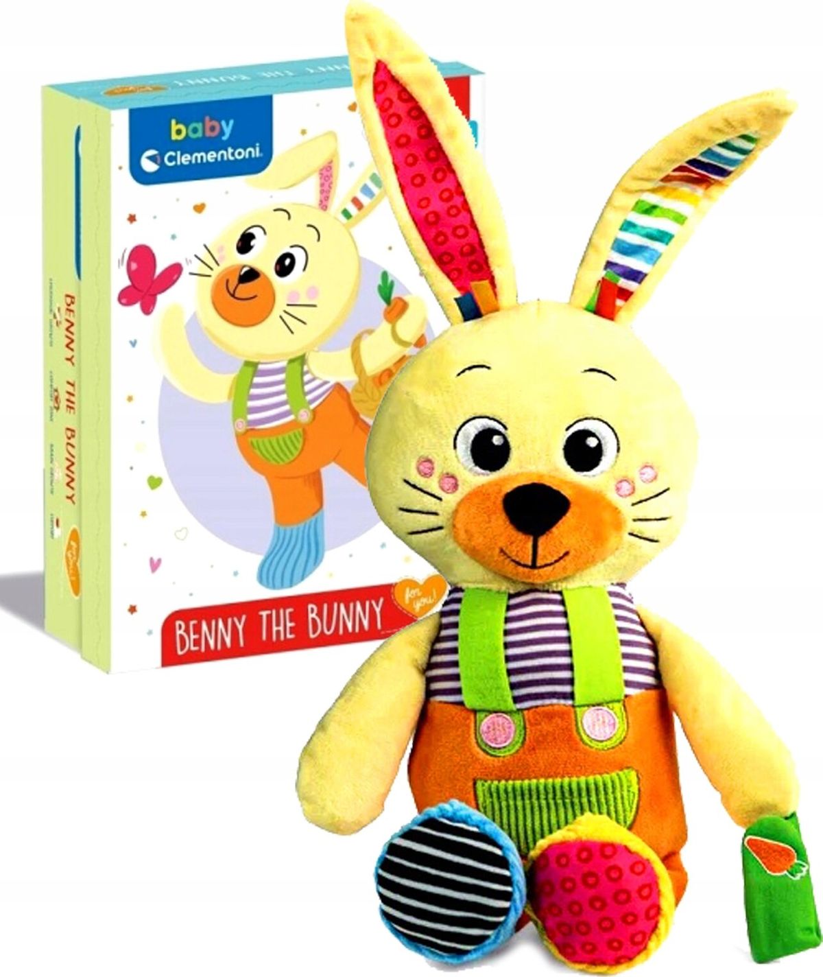 Baby Clementoni - Kanin Bamse - Benny The Bunny - Plys Kanin