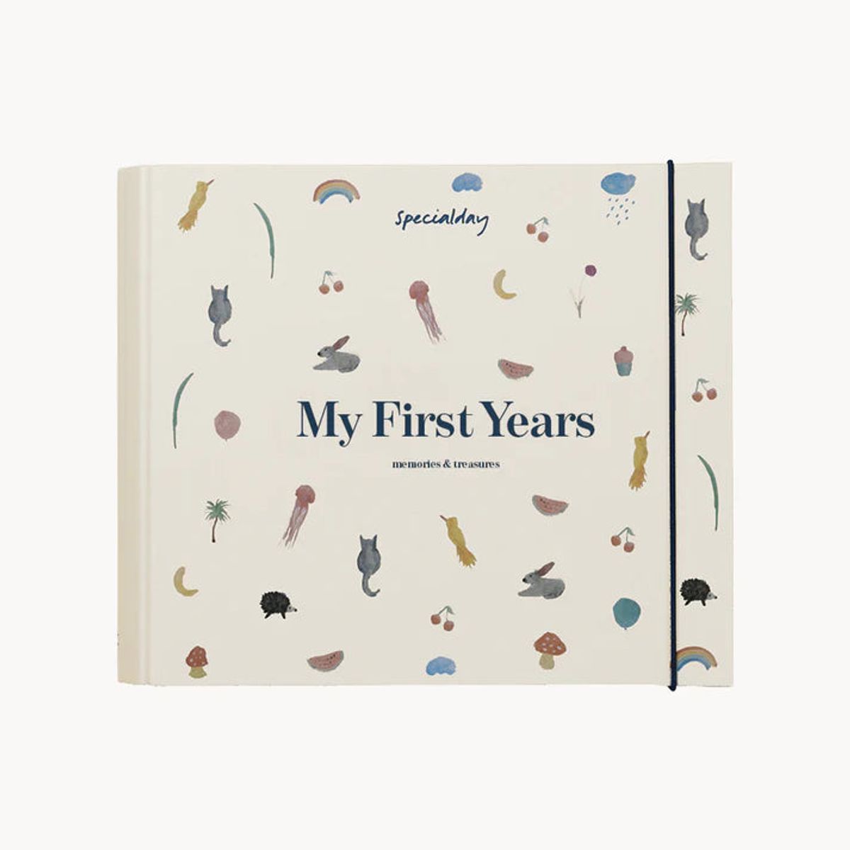 Baby Journal - My First Years - Cream Album - barnets bog - Legekammeraten.dk