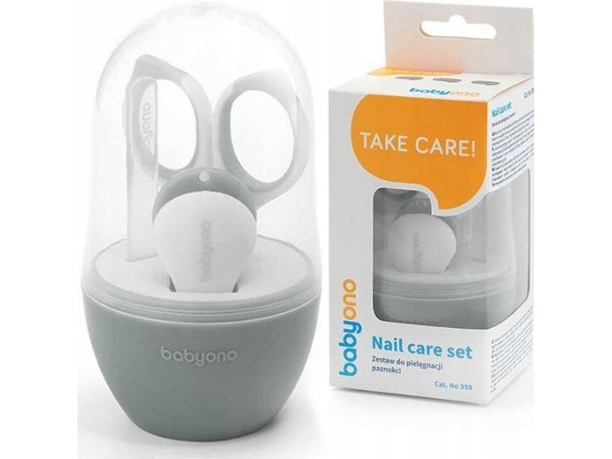 Baby Ono 398/03 - Nail Care Kit For Children And Babies Gray