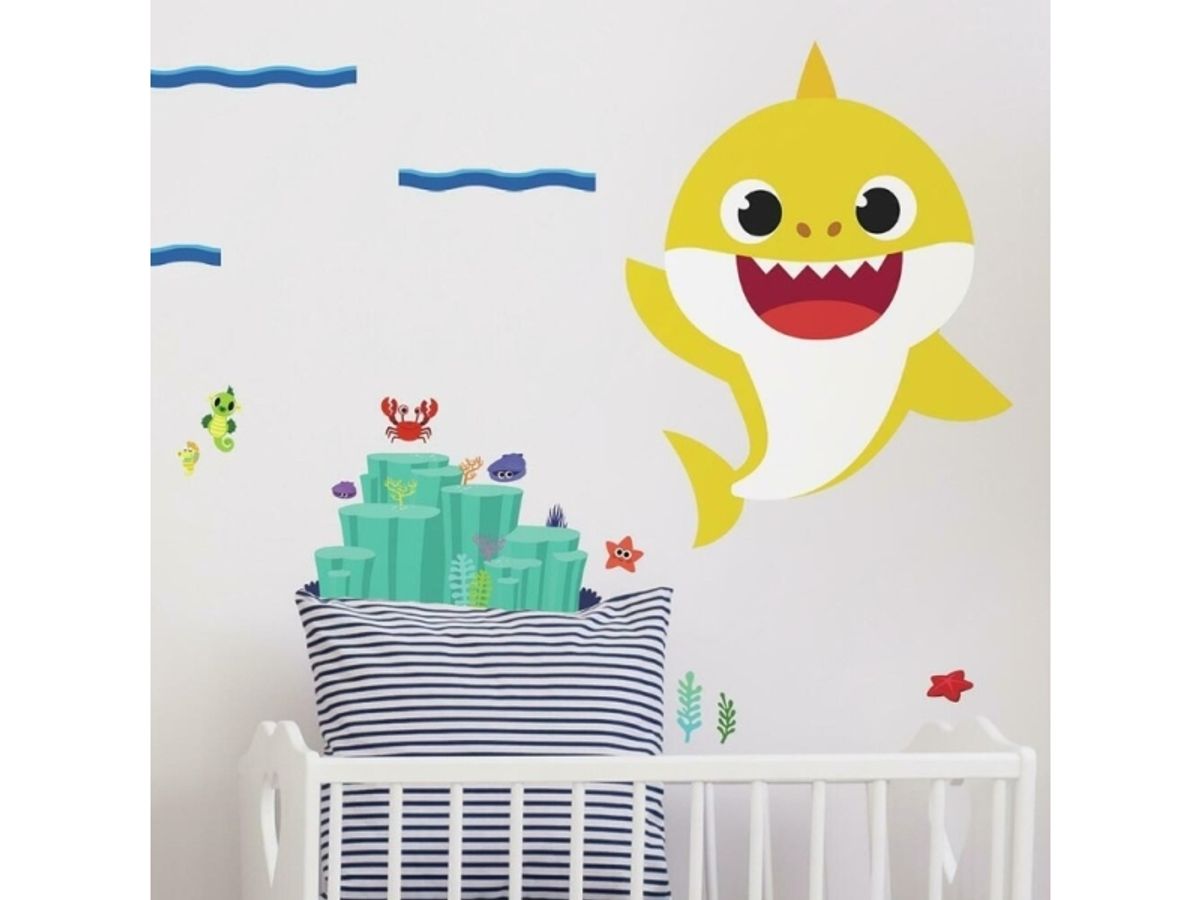 Baby Shark Gigant Wallstickers