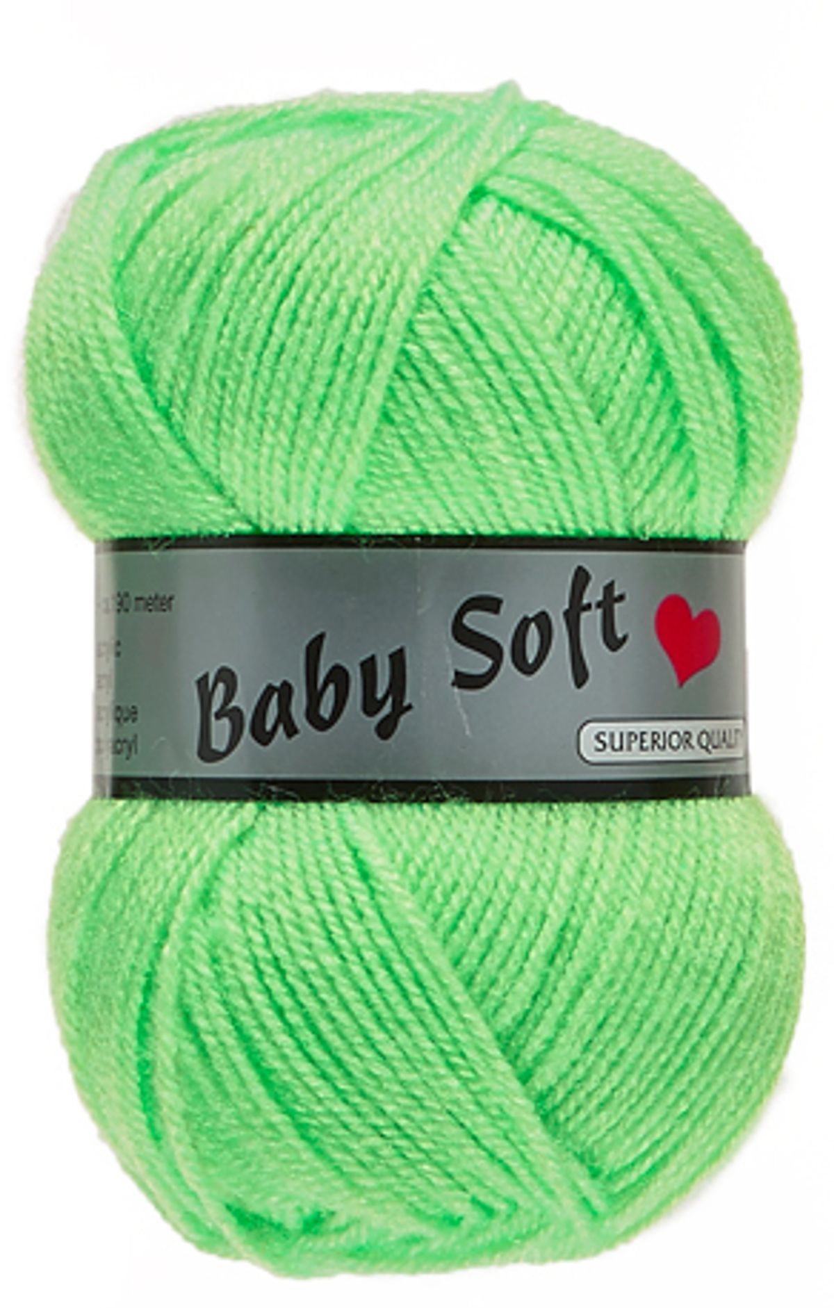 Baby Soft Yarn Lammy - Blødt Baby Garn Fv 070 Lysgrøn