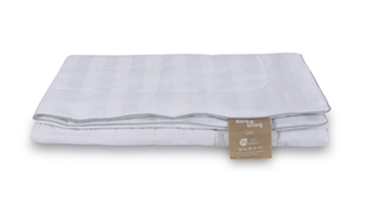 Baby sommer silkedyne med 100% Mulberry silkefyld - 70x100 cm - Temperaturregulerende sommerdyne fra Borg Living