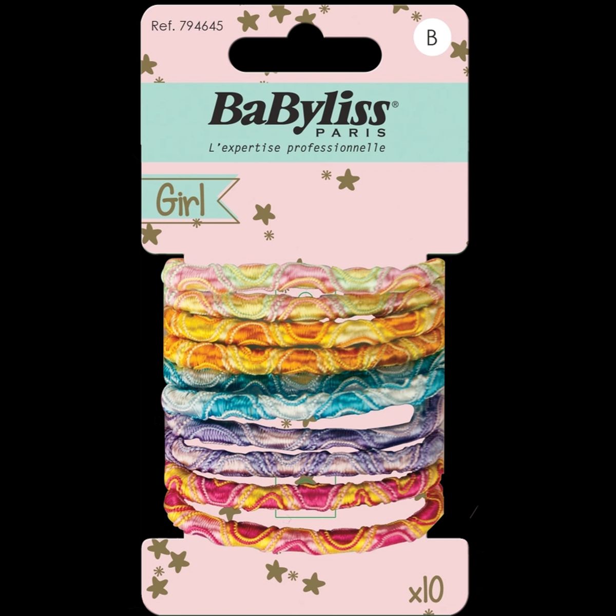 BaByliss KIDS Multi Colors Elastics (794645) 10 Pieces