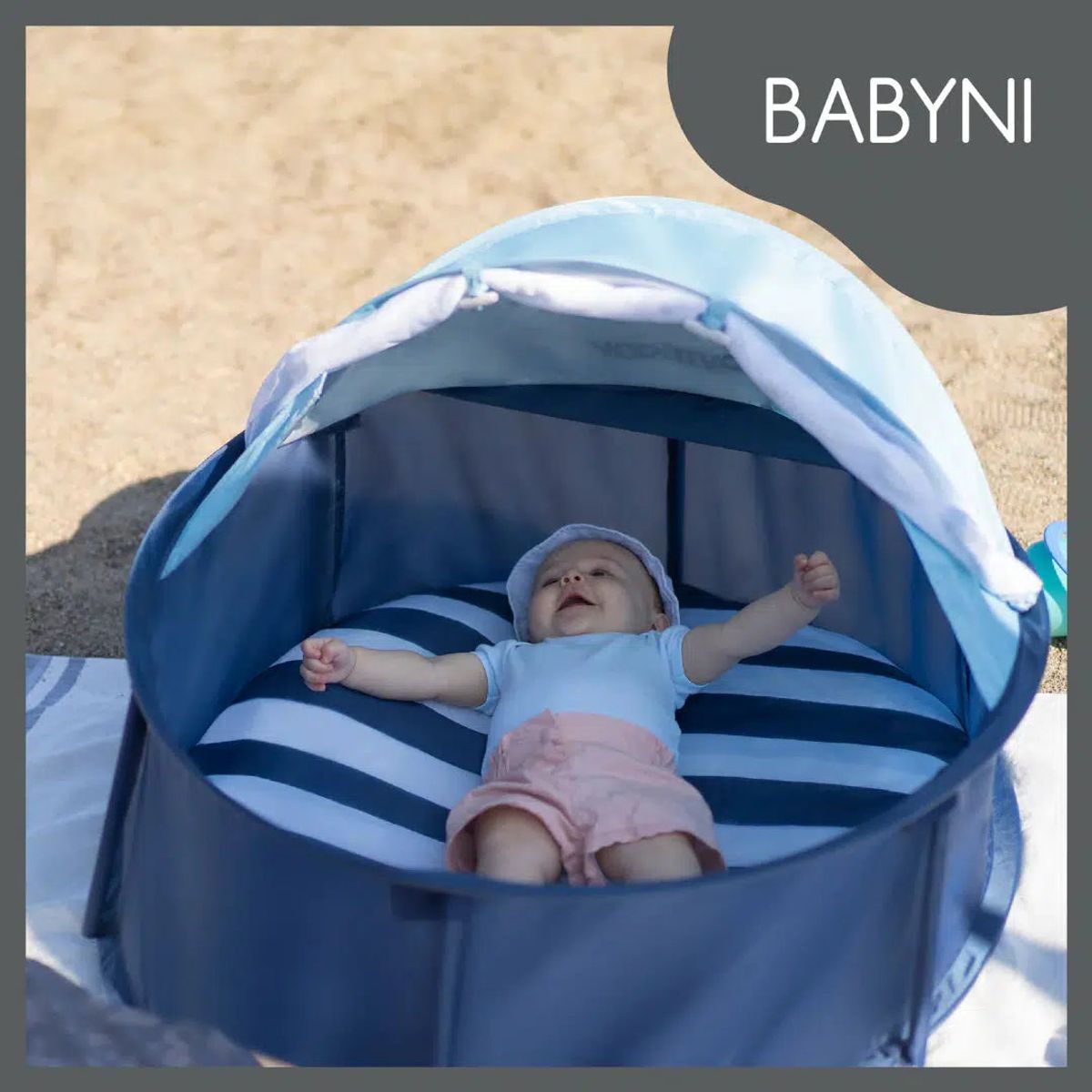 Babymoov 3i1 UV-telt - Mariniére Babyni