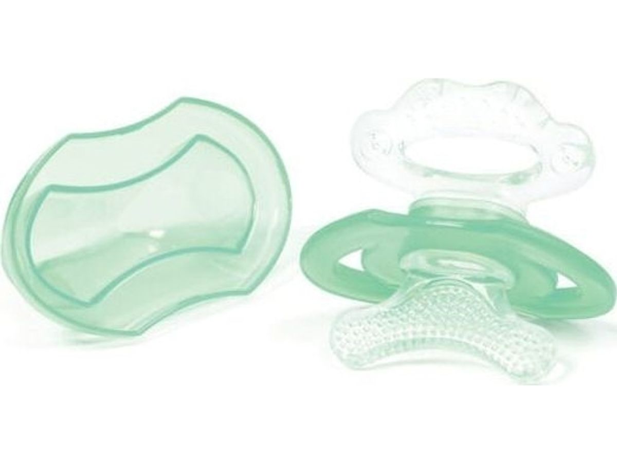 Babyono 1008/03-Silicone Tæther Til Babyer Grøn