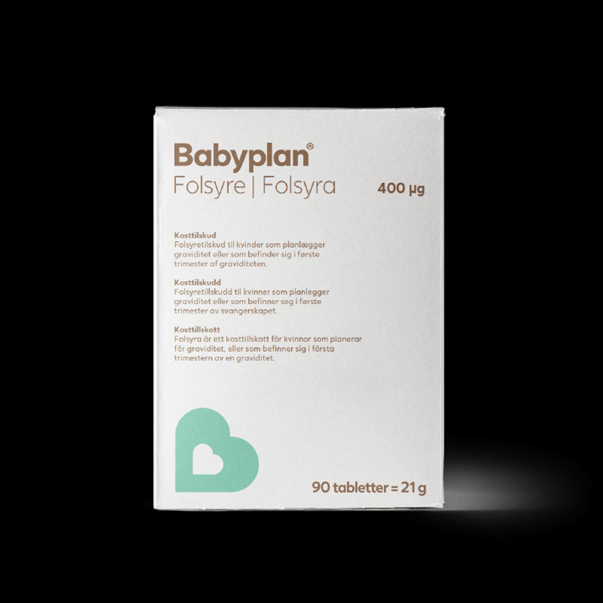 Babyplan Folsyre