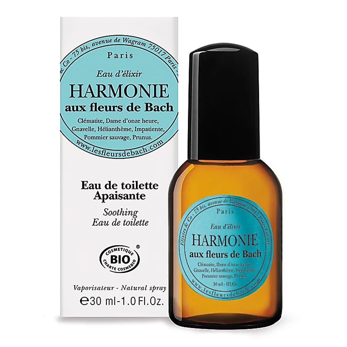 BACH EAU DE TOILETTE HARMONIE - HOLISTISK AROMATERAPI - EAU DE TOILETTE - ELIXIRS& CO - StudioBuus