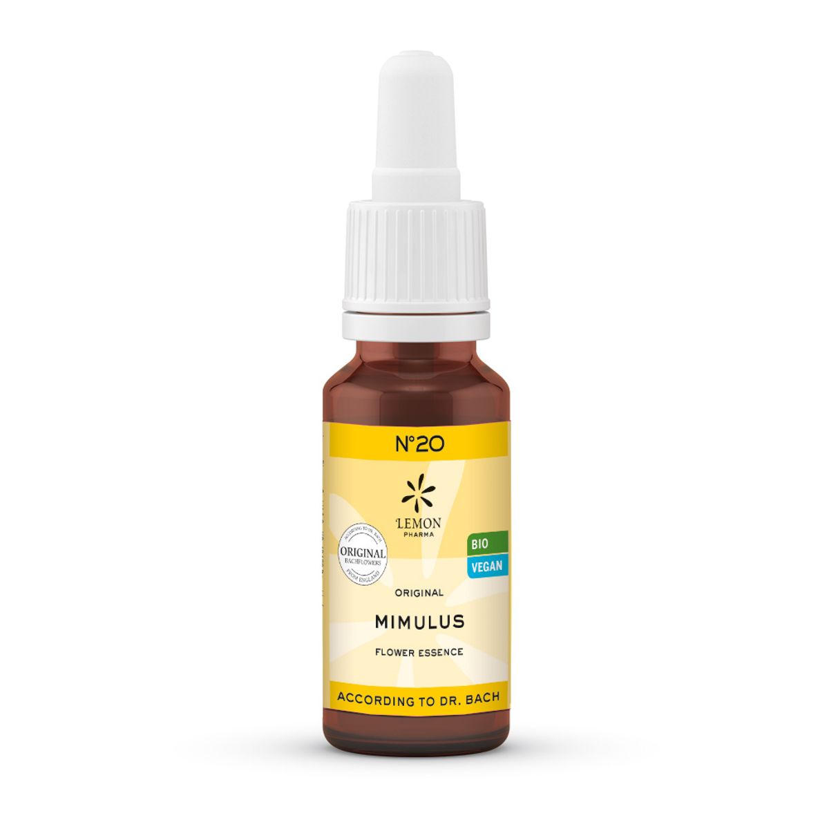 Bachblomster Abeblomst (Mimulus) &bull; 20ml.