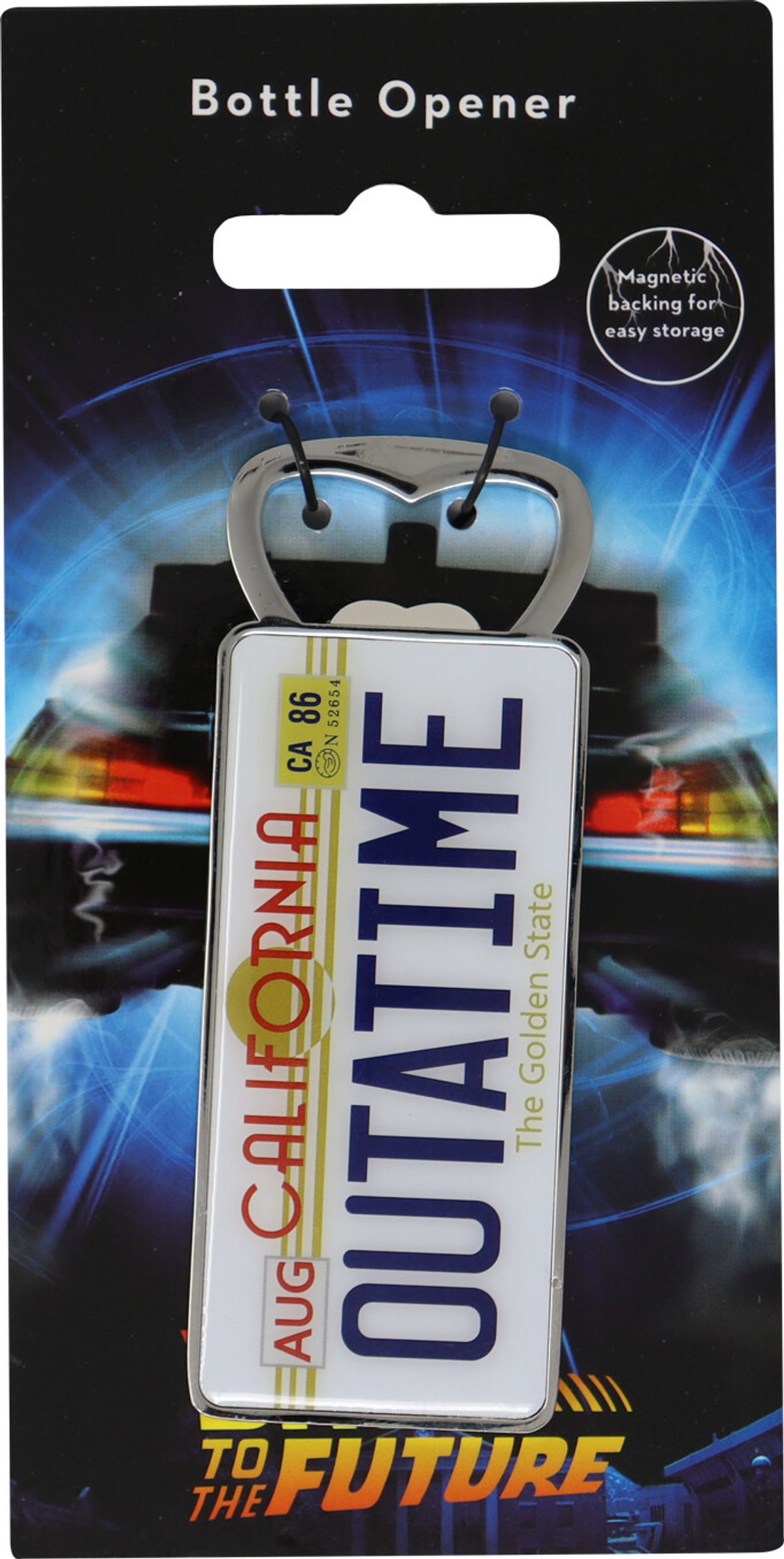 Back To The Future Outatime Bottle Opener