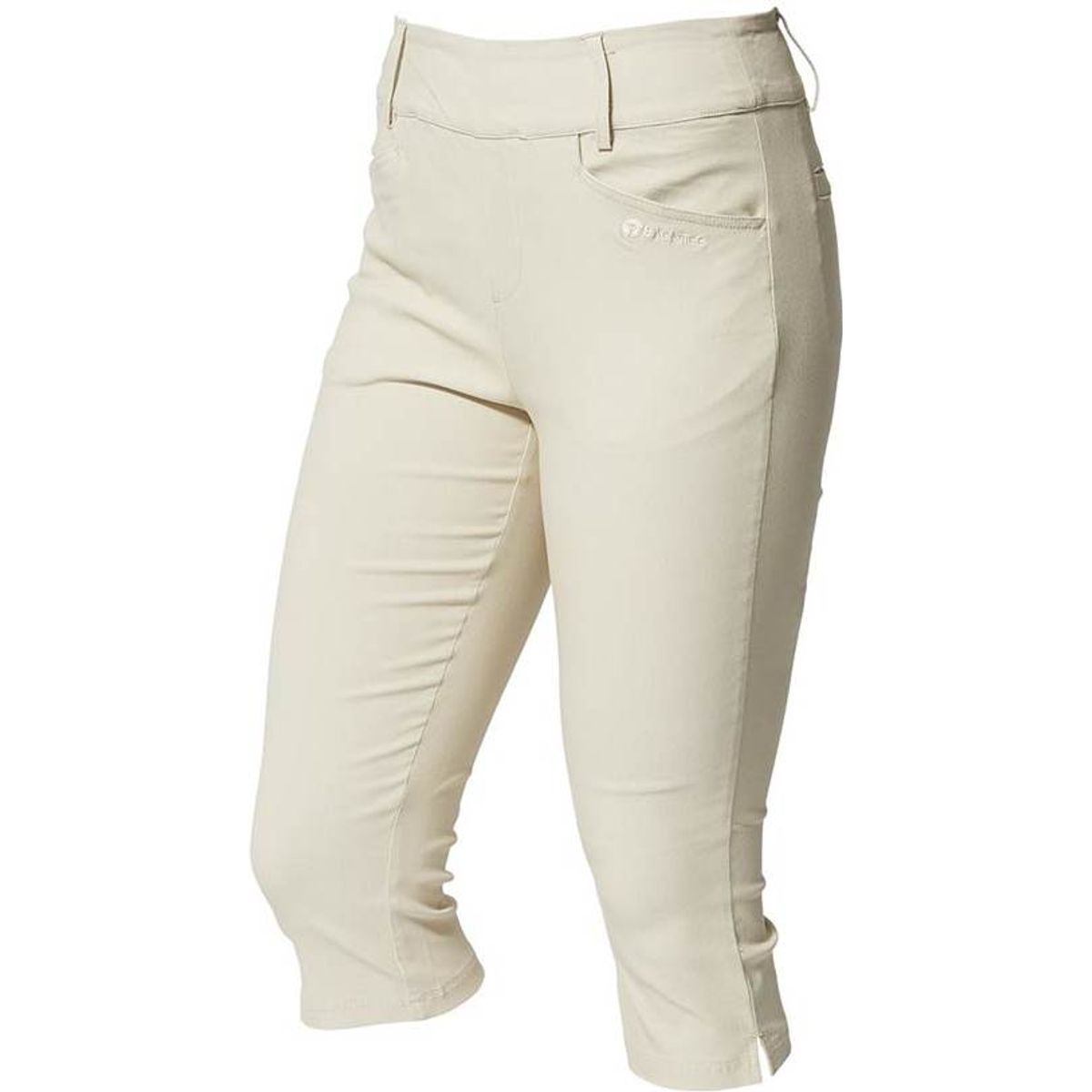 Backtee Super Stretch Performance Dame Capri - White Castle - Str. 46