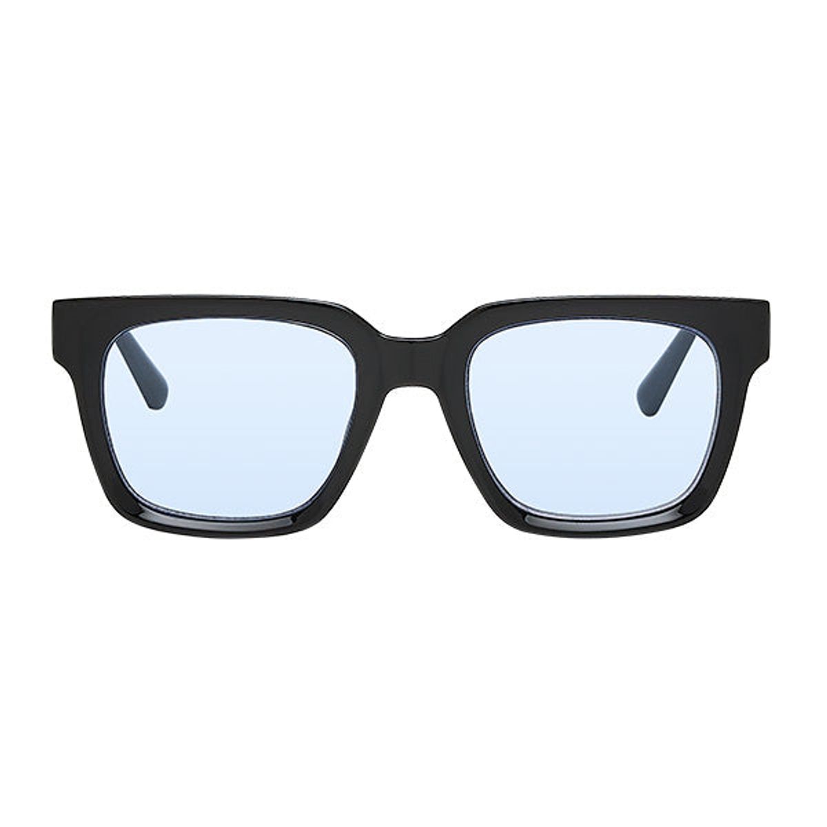 Bacoli Black Blue Lens Solbrille - CLASSIC - Black - Blue Lens