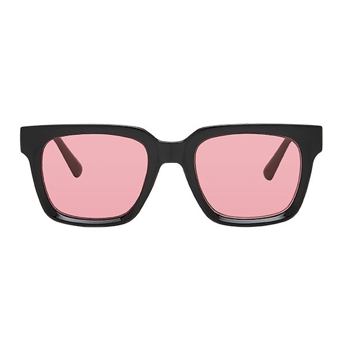 Bacoli Black Red Lens Solbrille - CLASSIC - Black - Red Lens