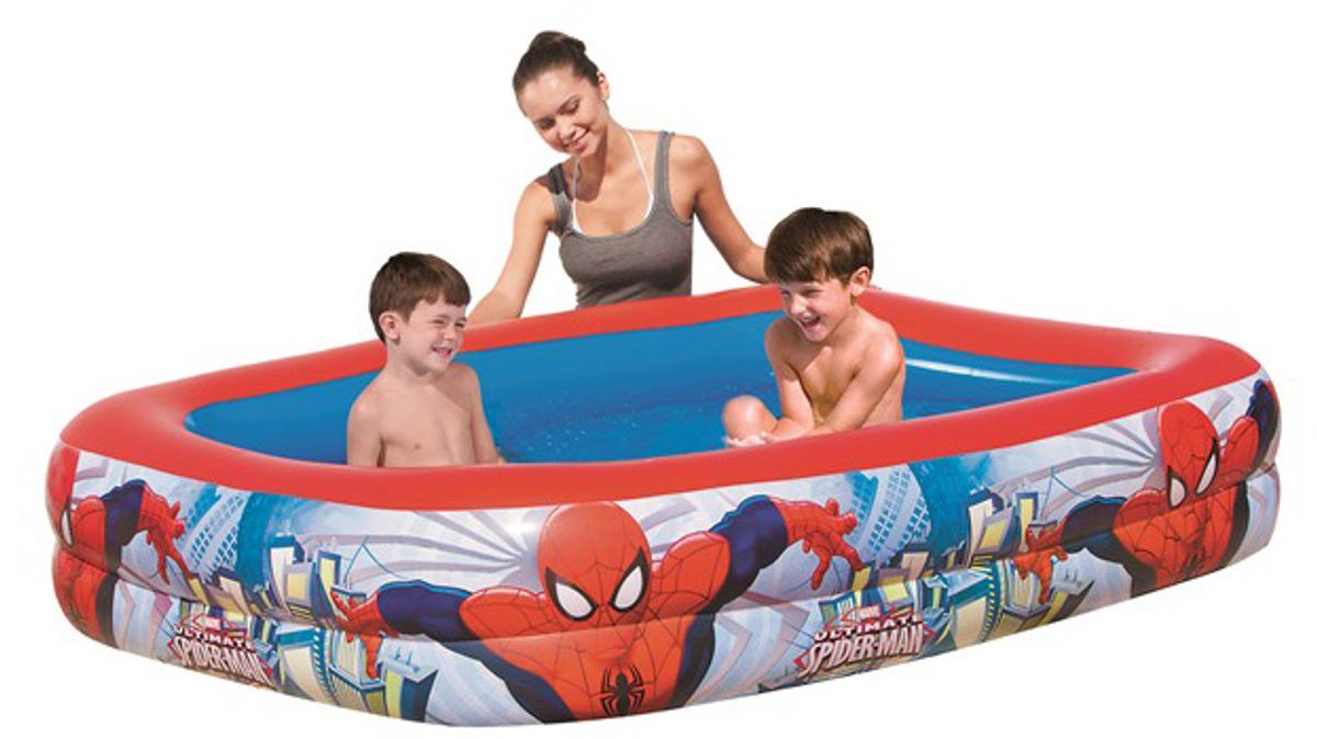 Badebassin 201 x 150 x 51 cm Spiderman