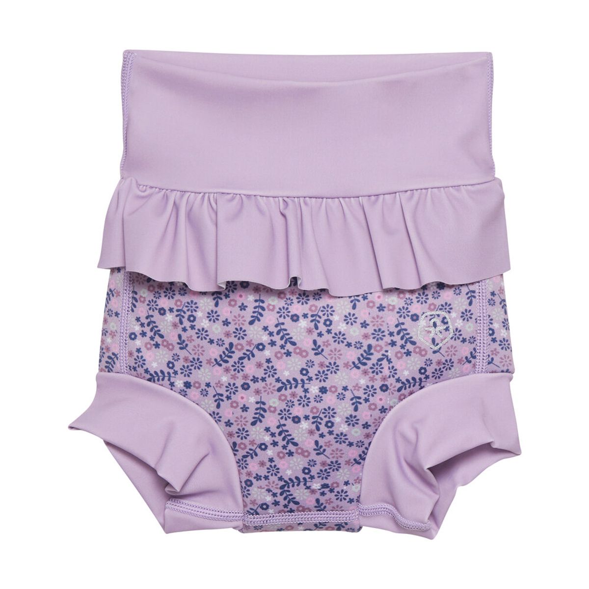 Badeshorts med flæser - Lavender Mist - 74