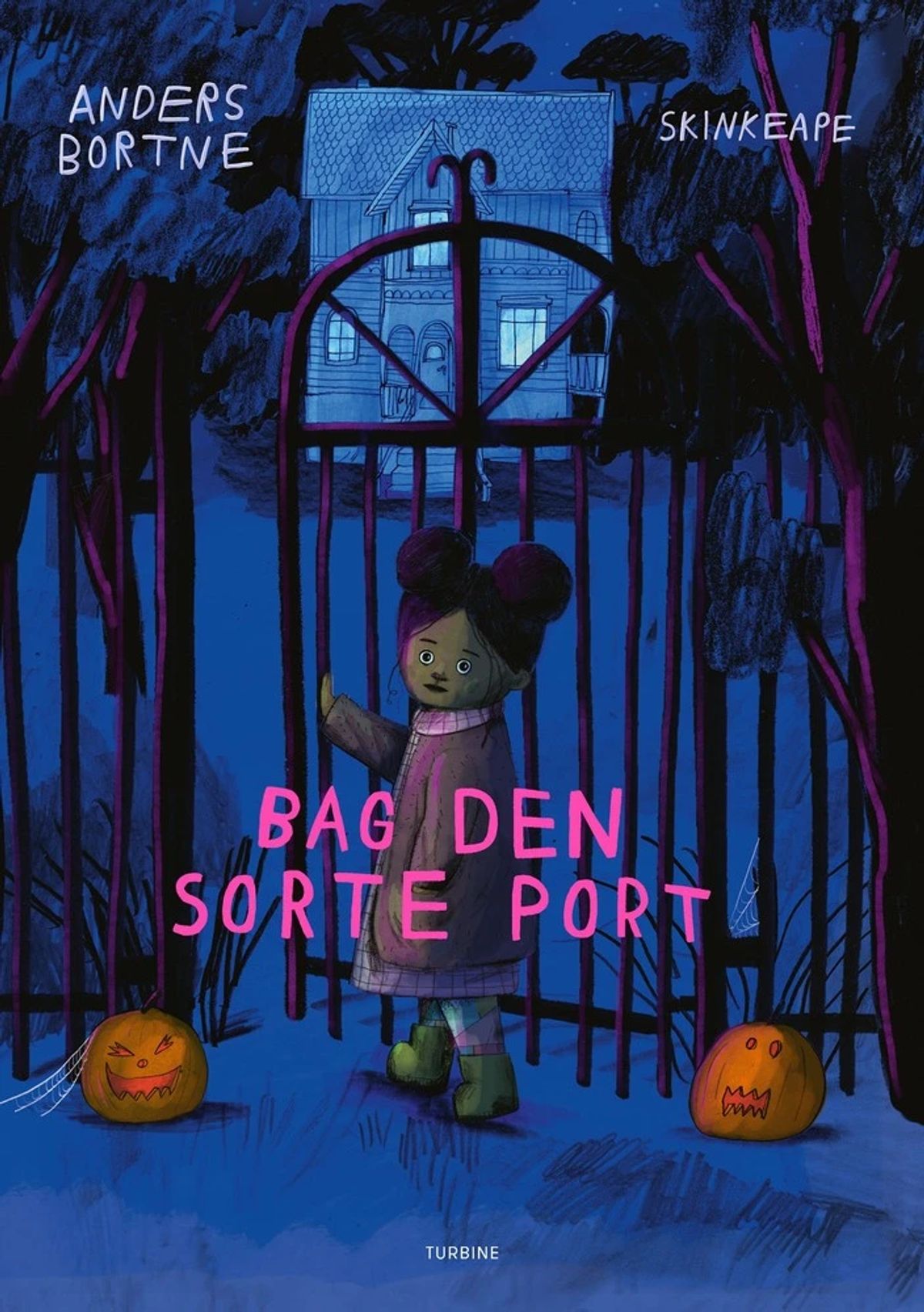 Bag den sorte port