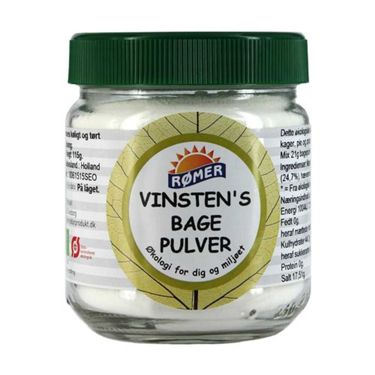 Bagepulver Vinsten Ø, 115g