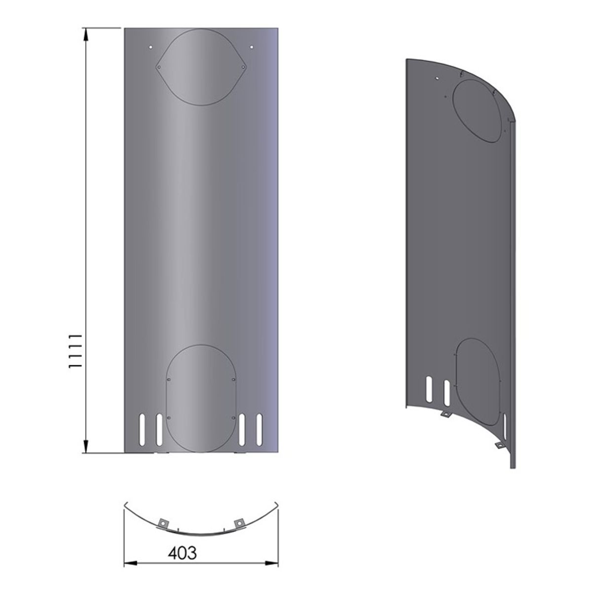 Bagplade TermaTech TT21RH/TT21RHS