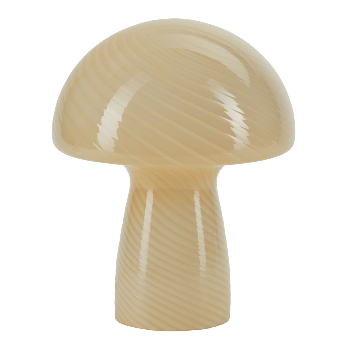 Bahne - Svampelampe / Mushroom bordlampe, creme - H23 cm. - Højde 23 cm / Creme