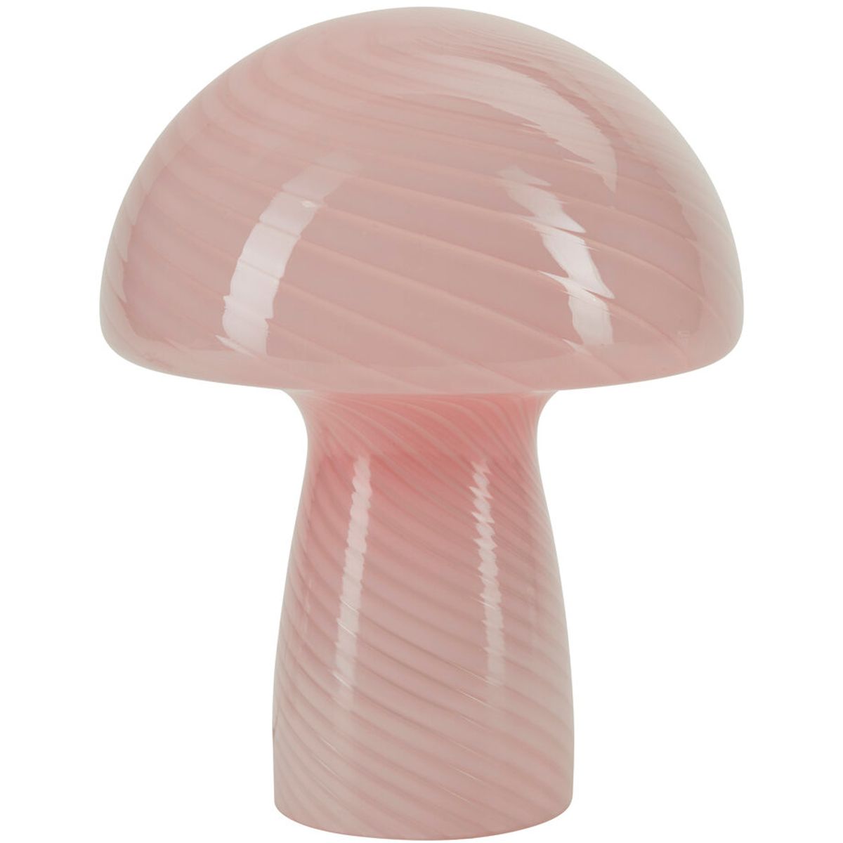 Bahne - Svampelampe / Mushroom bordlampe, rosa - H23 cm. - H 23cm / Rosa