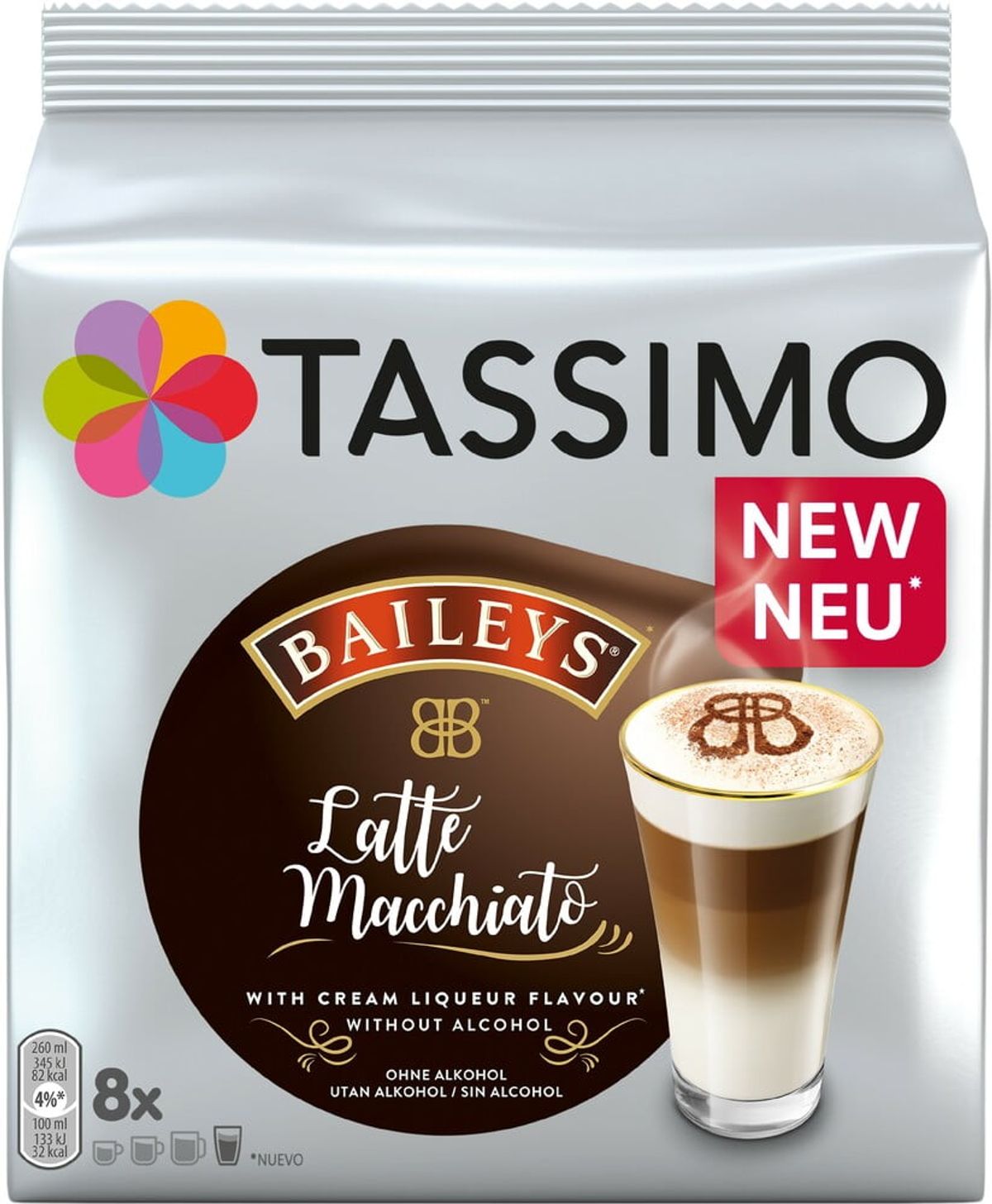 Baileys - Latte Macchiato Baileys (8 stk) - Kapsler til Tassimo