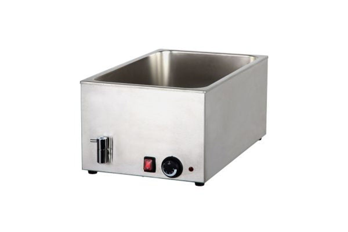 Bain Marie / Vandbad - GN 1/1 - 150 mm - m/afløbshane