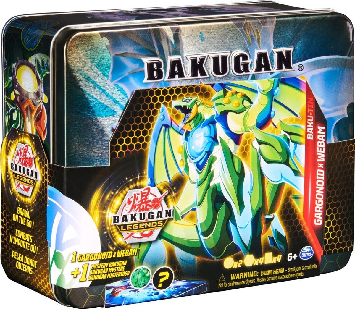 Bakugan Legetøj - Legends Baku-tin - Gargonoid X Webam