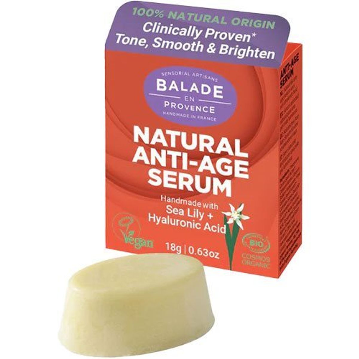 Balade en provence Natural Anti-Age Serum, 18g.