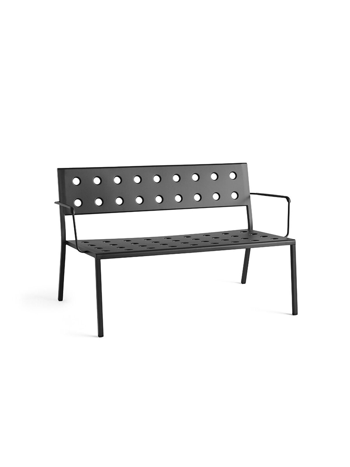 Balcony Lounge Armbench fra Hay (Anthracite)