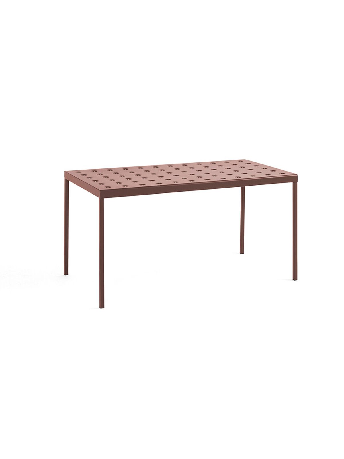 Balcony Table, 76x144 cm fra Hay (Iron Red)