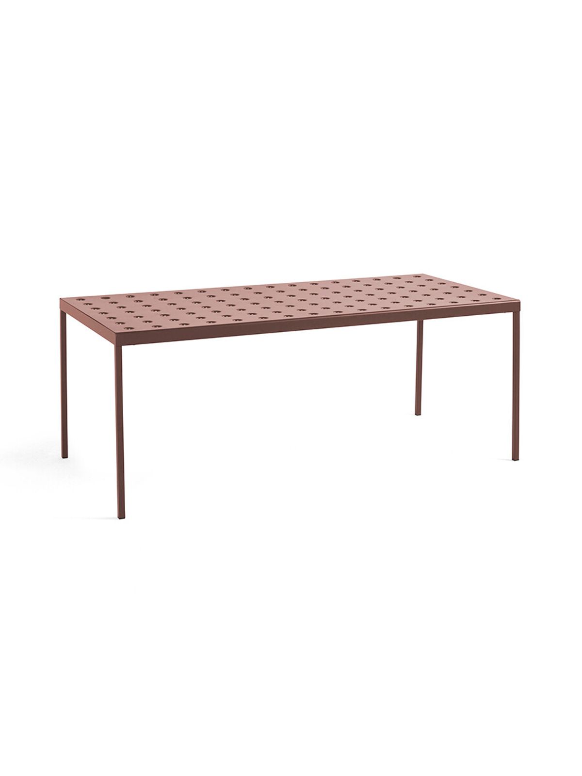 Balcony Table, 76x190 cm fra Hay (Iron Red)